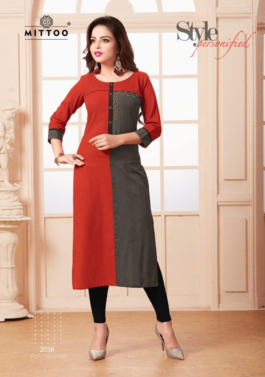 Priyal Vol-8 Mittoo Cotton Flax Wholesale Kurti Priyal Vol-8 Mittoo Cotton Flax Wholesale Kurti